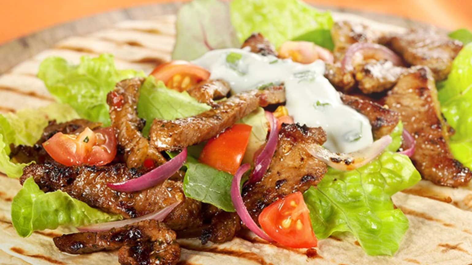 Lamb Fajitas with Minted Yoghurt Recipe